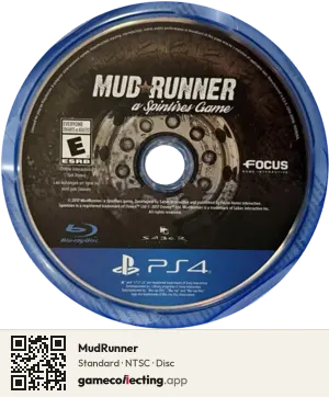 MudRunner PlayStation 4, NTSC disc
