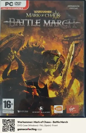 Warhammer: Mark of Chaos - Battle March Computer, Spain box front