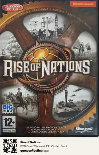 Rise of Nations Computer, Spain box front