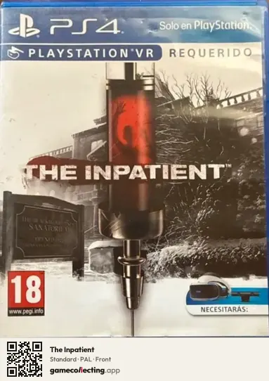 The Inpatient PlayStation 4, PAL box front