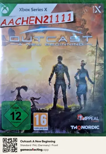 Outcast: A New Beginning Xbox Series X, Germany box front