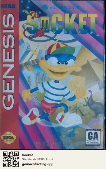 Socket Sega Mega Drive / Genesis, NTSC box front