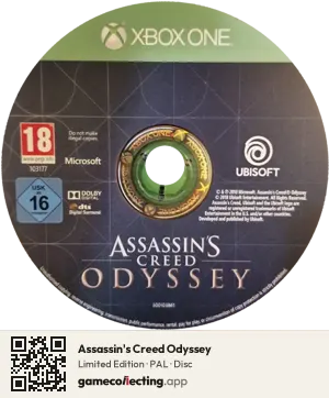 Assassin's Creed Odyssey Xbox One, PAL disc