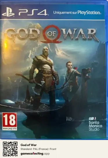 God of War PlayStation 4, France box front