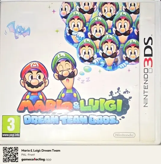 Mario & Luigi: Dream Team Nintendo 3DS, PAL box front