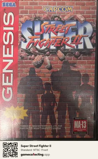 Super Street Fighter II Sega Mega Drive / Genesis, NTSC box front