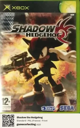 Shadow the Hedgehog Xbox, France box front