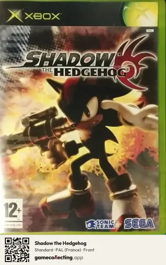 Shadow the Hedgehog Xbox, France box front