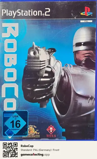 RoboCop PlayStation 2, Germany box front