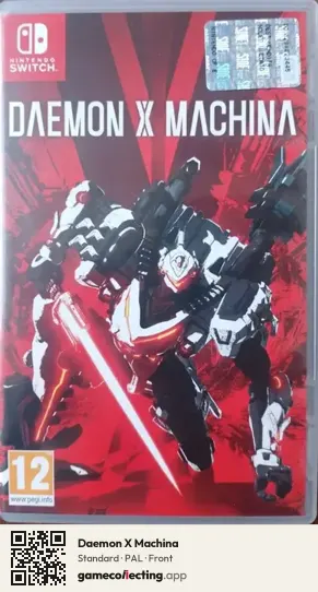 Daemon X Machina Nintendo Switch, PAL box front