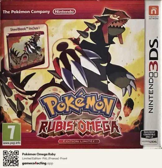 Pokémon Omega Ruby Nintendo 3DS, France box front