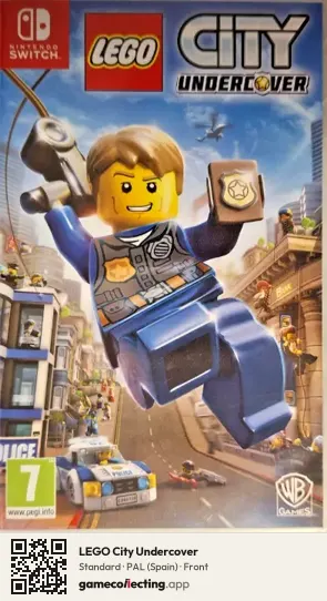 LEGO City Undercover Nintendo Switch, Spain box front