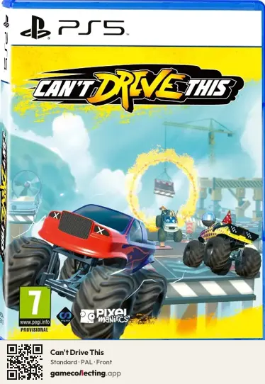 Can't Drive This PlayStation 5, PAL box front