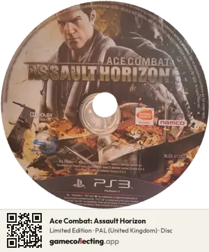 Ace Combat: Assault Horizon PlayStation 3, PAL disc