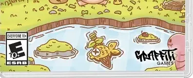 Turnip Boy Commits Tax Evasion, the ESRB box on its front