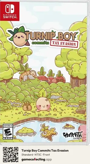 Turnip Boy Commits Tax Evasion Nintendo Switch, NTSC box front
