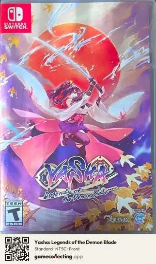 Yasha: Legends of the Demon Blade Nintendo Switch, NTSC box front