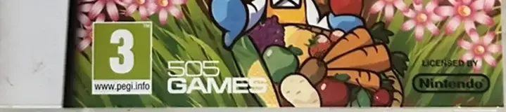 Cooking Mama, the PEGI square on its front