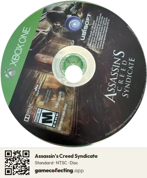Assassin's Creed Syndicate Xbox One, NTSC disc