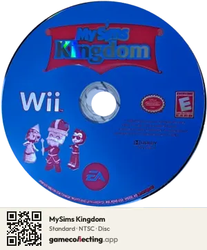 MySims Kingdom Nintendo Wii, NTSC disc