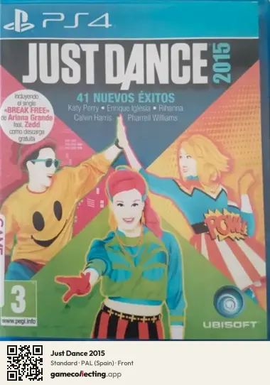 Just Dance 2015 PlayStation 4, Spain box front