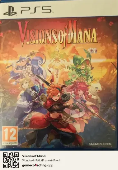 Visions of Mana PlayStation 5, France box front