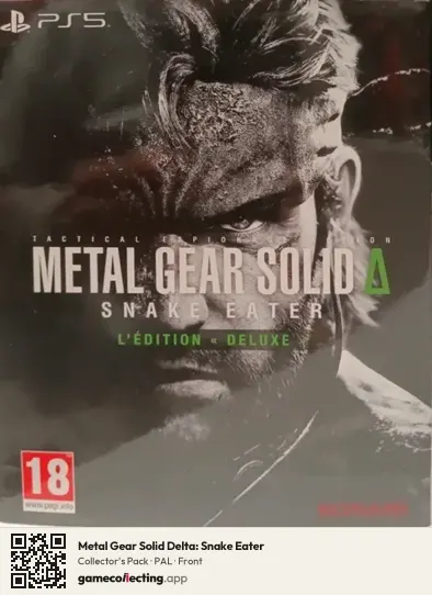 Metal Gear Solid Delta: Snake Eater PlayStation 5, PAL box front