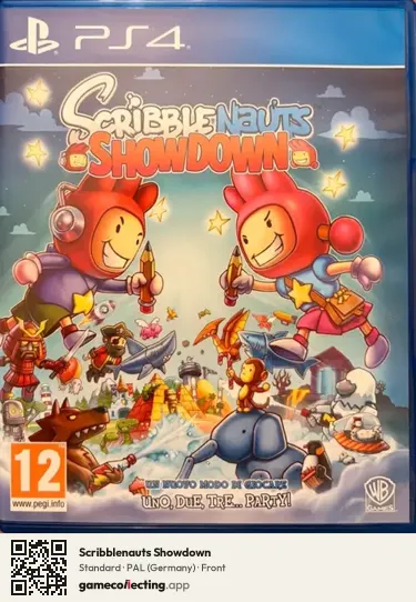 Scribblenauts Showdown PlayStation 4, Germany box front