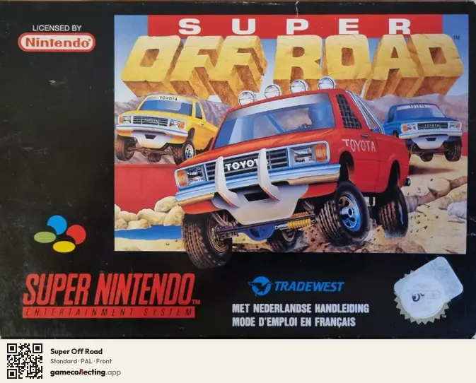 Super Off Road Super Nintendo Entertainment System, PAL box front