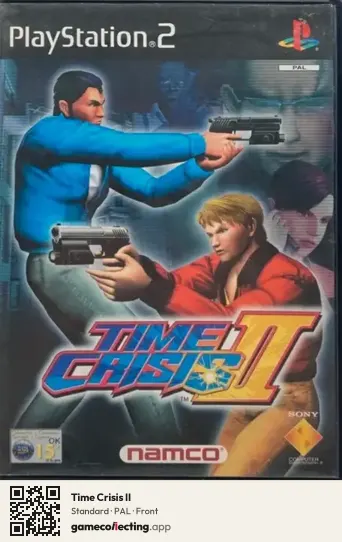 Time Crisis II PlayStation 2, PAL box front