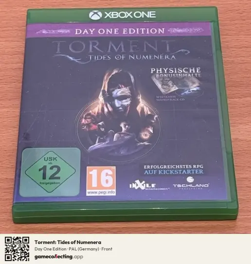 Torment: Tides of Numenera Xbox One, Germany box front