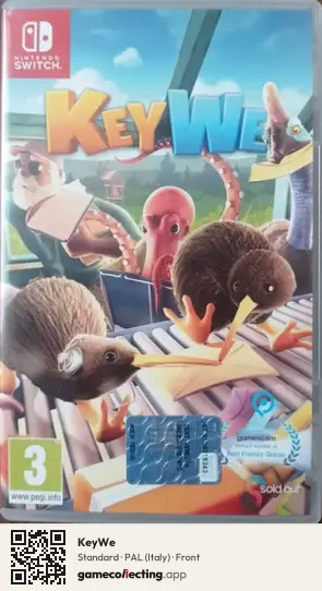 KeyWe Nintendo Switch, Italy box front