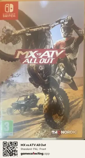 MX vs ATV All Out Nintendo Switch, PAL box front