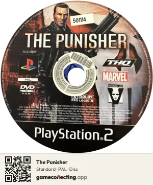 The Punisher PlayStation 2, PAL disc