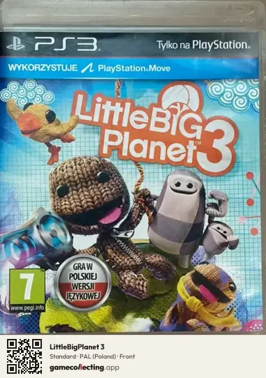 LittleBigPlanet 3 PlayStation 3, Poland box front