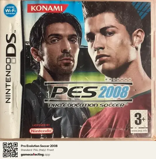 Pro Evolution Soccer 2008 Nintendo DS, Italy box front