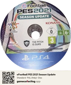 eFootball PES 2021 Season Update PlayStation 4, PAL disc