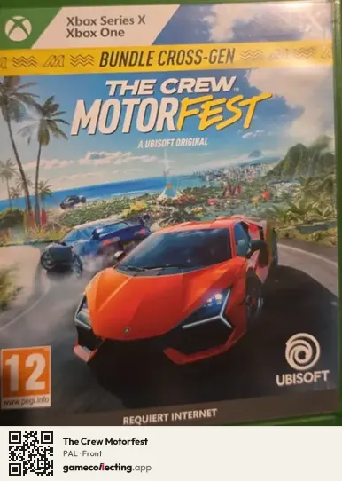 The Crew Motorfest Xbox Series X, PAL box front