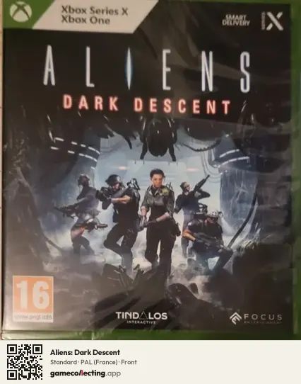 Aliens: Dark Descent Xbox Series X, France box front