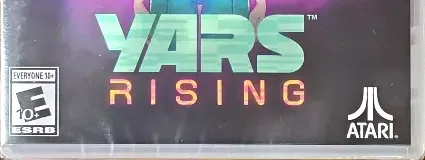 Yars Rising, the ESRB box on its front