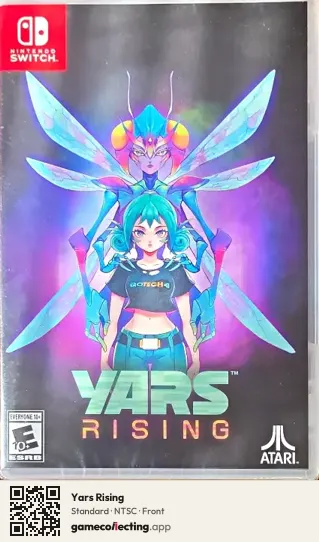 Yars Rising Nintendo Switch, NTSC box front