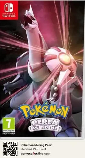 Pokémon Shining Pearl Nintendo Switch, PAL box front