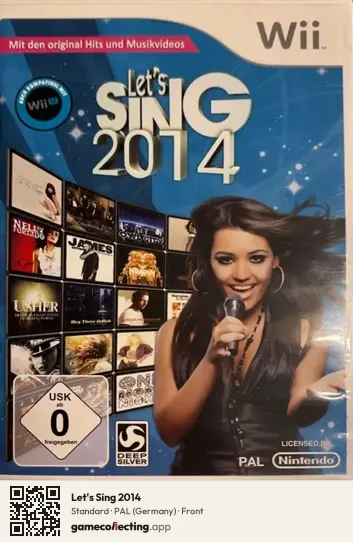 Let's Sing 2014 Nintendo Wii, Germany box front