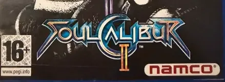 SoulCalibur II, the PEGI square on its front