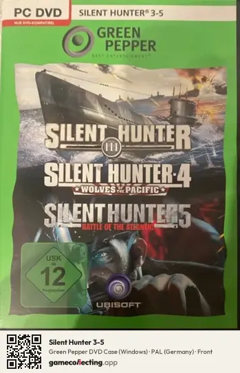 Silent Hunter 3-5 Computer, Germany box front
