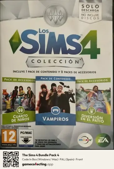 The Sims 4 Bundle Pack 4 Computer, Spain box front