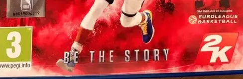 NBA 2K16, the USK square on its front