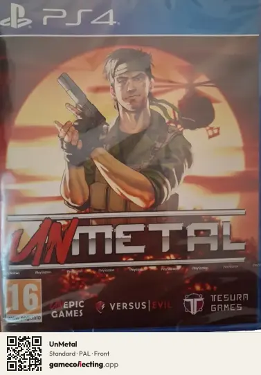 UnMetal PlayStation 4, PAL box front