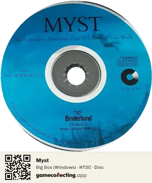 Myst Computer, NTSC disc