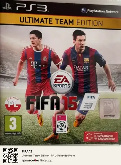 FIFA 15 PlayStation 3, Poland box front